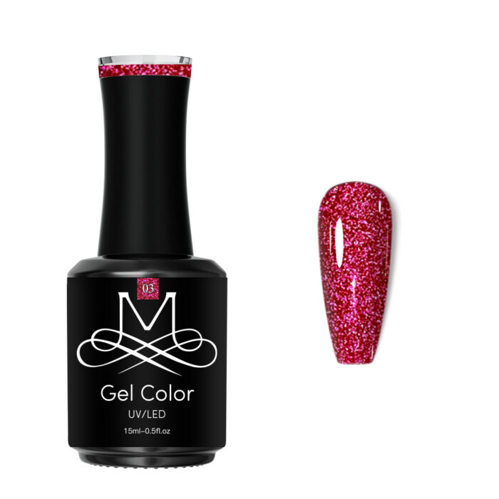 Reflective Diamond Disco Gel 8
